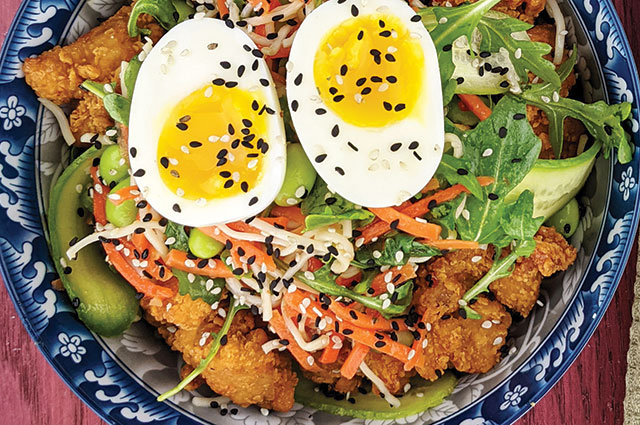 Crispy Chicken Ramen Salad